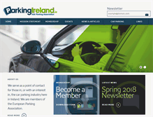 Tablet Screenshot of parkingireland.ie